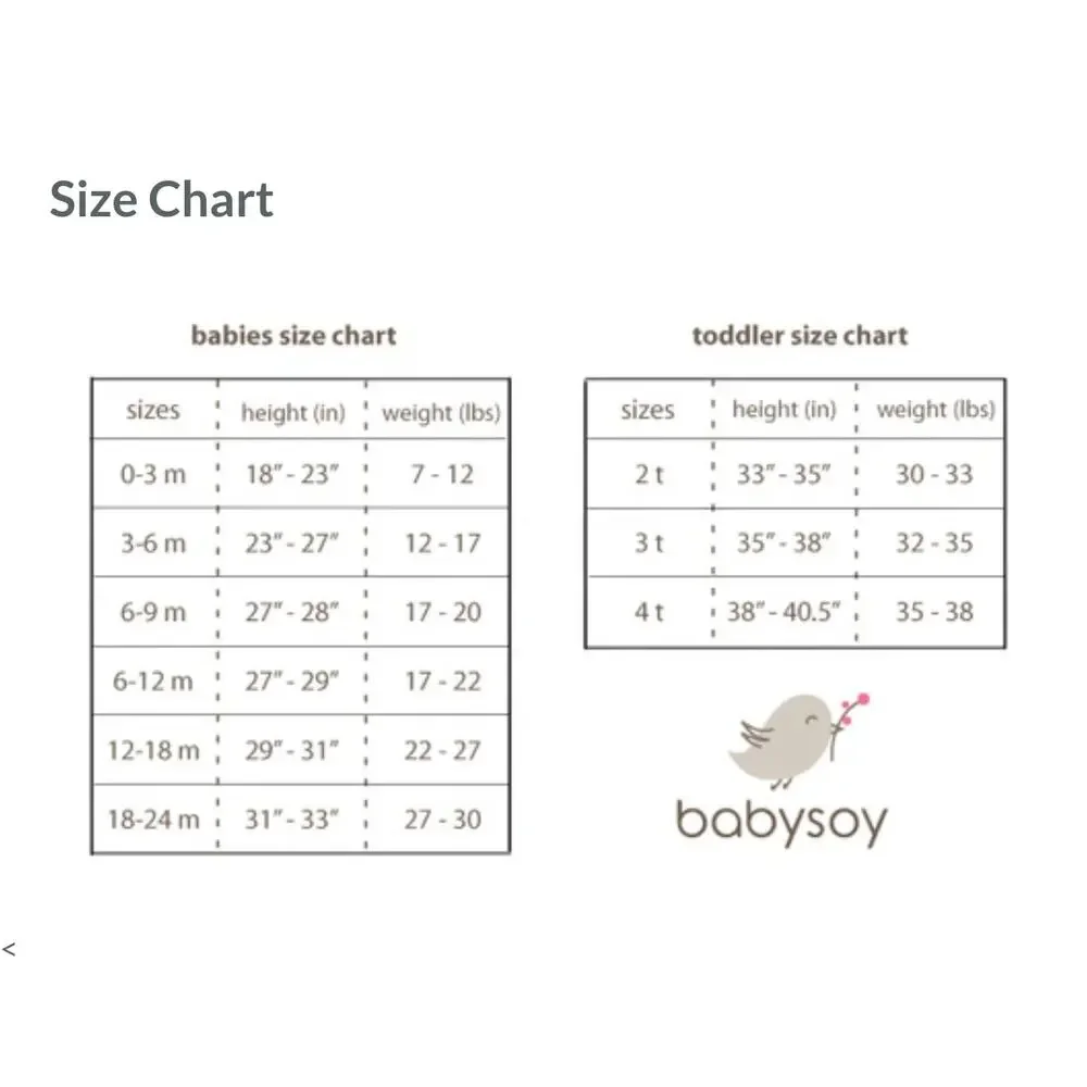 Babysoy newborn sleep gown sack organic cotton size 0-3 months tortoise